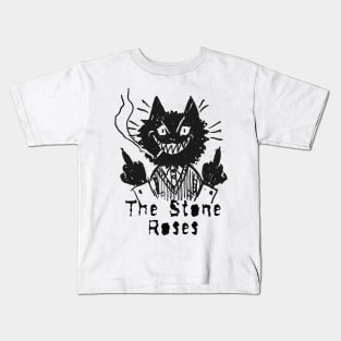 the stone rose and the bad cat Kids T-Shirt